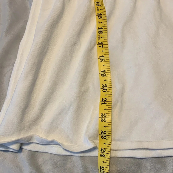 ASOS size 14 white cream puff bishop sleeve smocked chest peplum frill neck - Picture 10 of 11